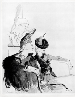Jean Pagès 1936 Paquin, Suzy, Mainbocher, Rose Descat