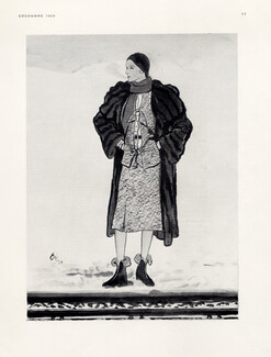 Fourrures Max (A. Leroy) (Fur Coat) 1929 Hellstern, Rose Valois