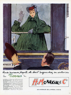 Moreau & Cie 1949 Pierre Mourgue, Train (Version Red)