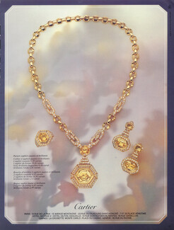 Cartier (High Jewelry) 1984 Parure Saphirs Jaunes et Brillants
