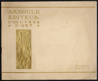 Arnould Editeur 1900s (Catalog Jewels, Combs) Art Nouveau, Reinitzer, Vibert, Hugué, Crépin, Gautier, Ridel, 6 illustrated Pages, 6 pages
