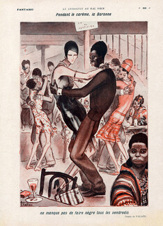 Armand Vallée 1929 Snobisme au bal Noir... Black Dancer