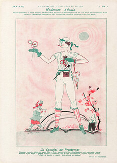 Jacques Touchet 1928 Modernes Adonis, Fashion Suit Spring