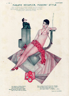 Zaliouk 1927 Madame Récamier Modern' Style... Topless