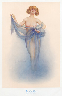 Léo Fontan 1925 Le Rêve Bleu - Blue Dreams, Nude