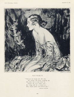 A.K. Macdonald 1924 Rêverie..., Texte Richard Aldington