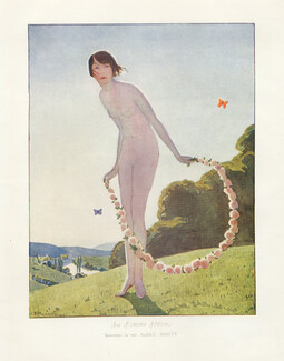 André Edouard Marty 1912 La Femme Idéale, Nudity Nude