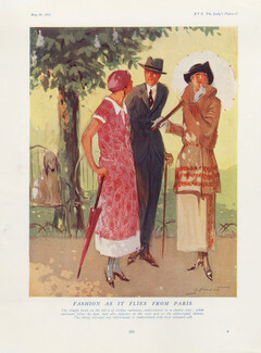 André Pécoud 1924 Fashion as it Flies From Paris