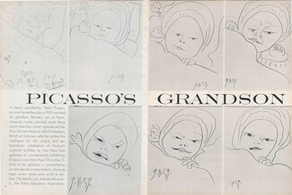 Pablo Picasso 1959 Picasso's Grandson