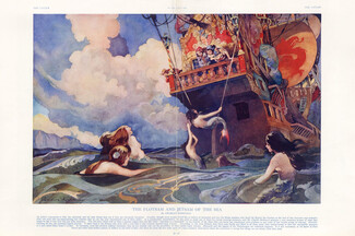 Charles Robinson 1939 The Flotsam and Jetsam of the Sea, Mermaid