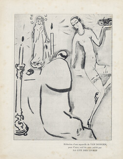 Kees Van Dongen 1925 "Venise, Seuil des Eaux"