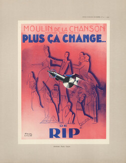 Paul Colin 1930 Moulin de la Chanson... plus ça change... de Rip