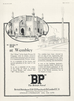 BP (Motor Oil) 1924 "The Khan" of the Anglo-Persian Oil Company at Wembley
