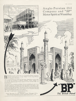 BP (Motor Oil) 1925 "The Khan" of the Anglo-Persian Oil Company at Wembley