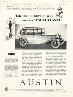 Austin (Cars) 1932 "Twelve-Six" de Luxe Saloon