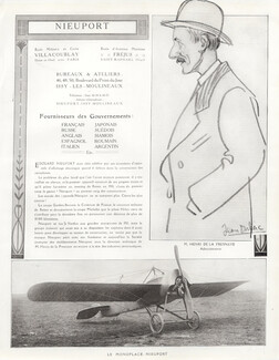 Nieuport 1913 Henri de la Fresnaye, Jean Dulac, Airplane