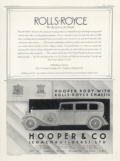 Rolls-Royce (Cars) 1932 Hooper & C° (Coachbuilders)