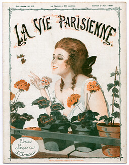 Léonnec 1916 ''Une Lecon d'Amour'' topless