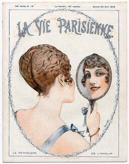 Hérouard 1916 Hairstyle Mirror