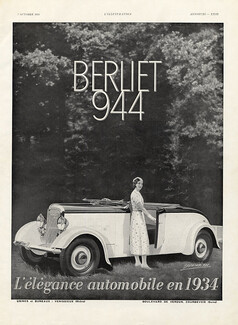 Berliet 1933 Convertible 944