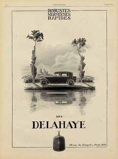 Delahaye 1927 Signed X. Josso