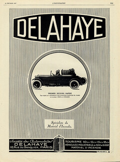 Delahaye 1927 Fire truck, Sapeurs-pompiers