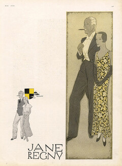 Jane Regny 1930 Evening Gown, Ernst Dryden