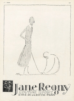 Jane Regny 1925 Sport Fashion, Golf, Sydney Martin, Address 11 rue de la Boétie Paris