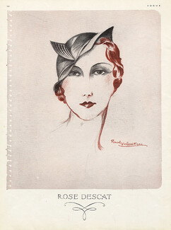 Rose Descat 1932 Paul Valentin
