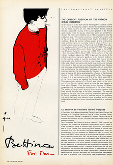 Bettina for Men 1967 Gruau