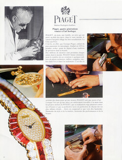 Piaget, quatre générations vouées à l'art horloger, 1986 - Watches Polo World Cup, 2 pages