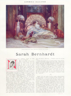 Sarah Bernhardt, 1913 - Artist's Career, Texte par Claude-Roger Marx, 8 pages