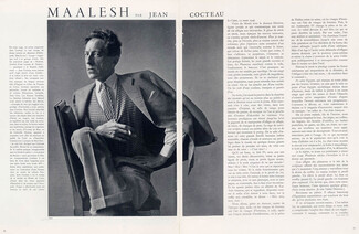 Jean Cocteau 1950 "Maalesh" Irving Penn
