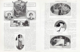 Colette et "L'Entrave", 1913 - Sem, Photo Manuel, Text by Louis Delluc