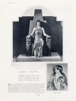 Jane Cowl (Actress) 1924 Jane Cowl in Antony and Cleopatra