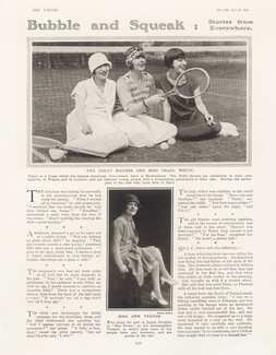 Dolly Sisters & Miss Pearl White (Tenniswomen) 1925 Ann Trevor
