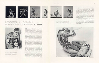 Bacchus et Ariane, 1931 - Serge Lifar & Spessivtzewa Ballet, Chirico Costumes, Russian Dancers