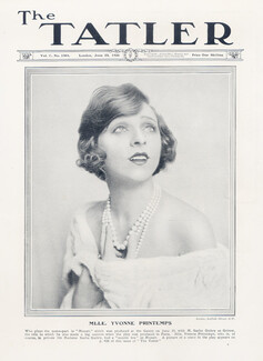 Yvonne Printemps 1926 Portrait, Photo Sasha