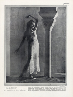 Ida Rubinstein 1919 Theatre Costume "La tragédie de Salomé"