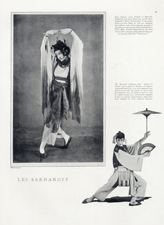 Alexandre & Clotilde Sakharoff 1922 Russian Dancer "Caprice du Cirque"