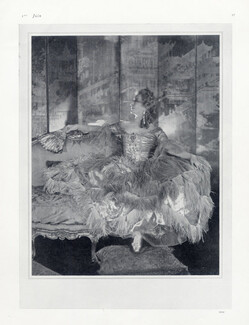 Cécile Sorel 1925 Theatre Costume Crinoline, Jeanne Lanvin