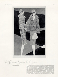 Jacques Heim (Couture) 1926 Fur Coat