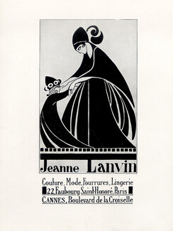 Jeanne Lanvin, Dressmakers — Vintage original prints