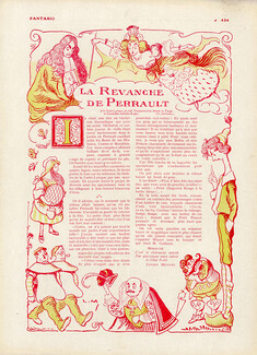 La Revanche de Perrault, 1914 - Lucien Métivet Bugbear, Cinderella, Puss in Boots, Text by Lucien Métivet