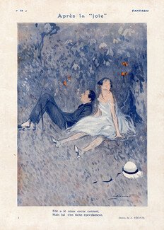 André Pécoud 1926 Lovers... Après la "Joie"