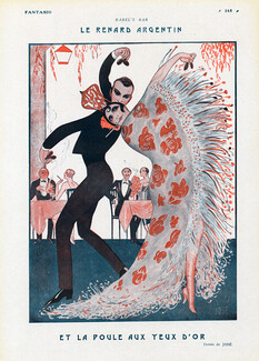 Le Renard Argentin, 1925 - José Babel's Bar, Flamenco Dancers