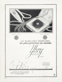 Ybry (Perfumes) 1925 "Le bijou des parfums" Reynaldo Luza, Art Deco