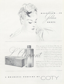 Coty (Perfumes) 1937 L'Aimant, Ruth Grafstrom