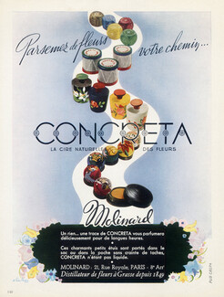 Molinard (Perfumes) 1945 Concrèta, Albert (Alprou) Pouprou