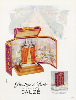Sauzé (Perfumes) 1946 Prestige de Paris, A. Baehr